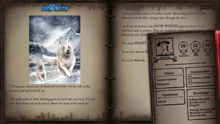 Скриншот Caverns of the Snow Witch (Fighting Fantasy Classics) DLC — 3