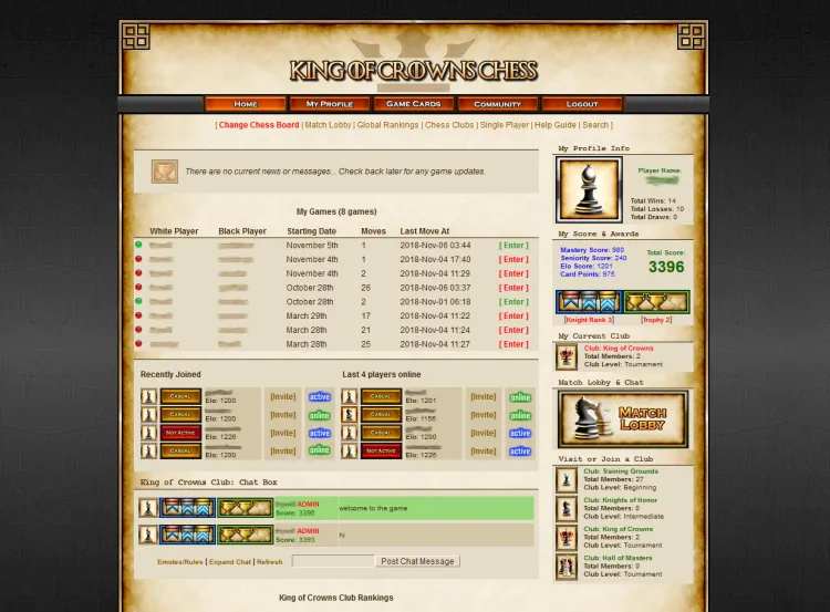 Скриншот Chess: King of Crowns Chess Online — 2
