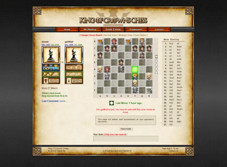 Скриншот Chess: King of Crowns Chess Online — 5