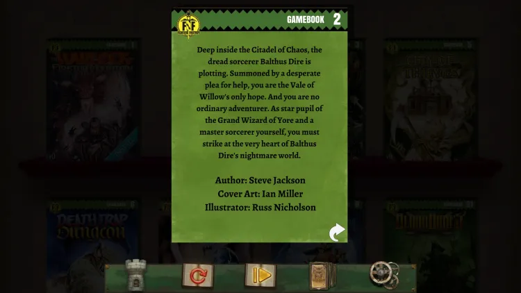 Скриншот Citadel of Chaos (Fighting Fantasy Classics) DLC — 4