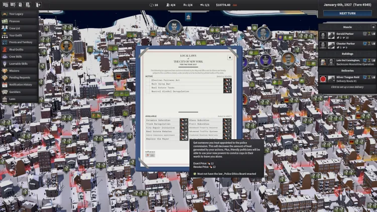 Скриншот City of Gangsters: Shadow Government DLC — 2