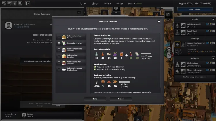 Скриншот City of Gangsters: The Italian Outfit DLC — 1