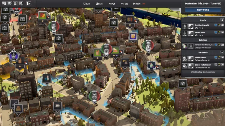 Скриншот City of Gangsters: The Italian Outfit DLC — 3