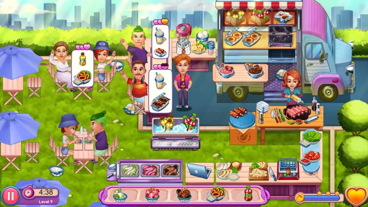 Скриншот Claire's Cruisin' Cafe: Fest Frenzy — 3