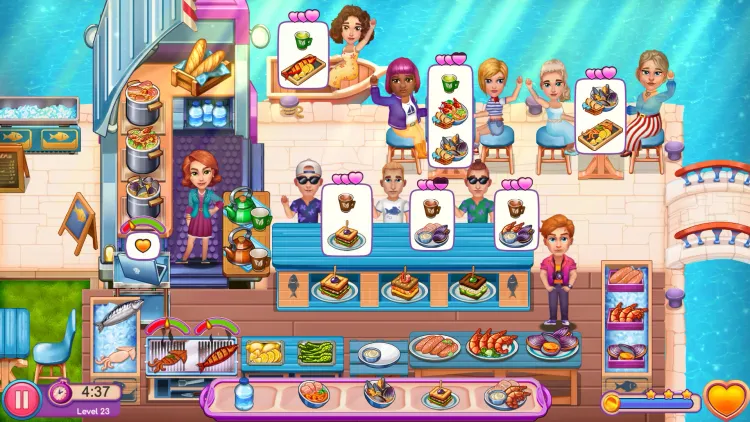 Скриншот Claire's Cruisin' Cafe: Fest Frenzy — 4
