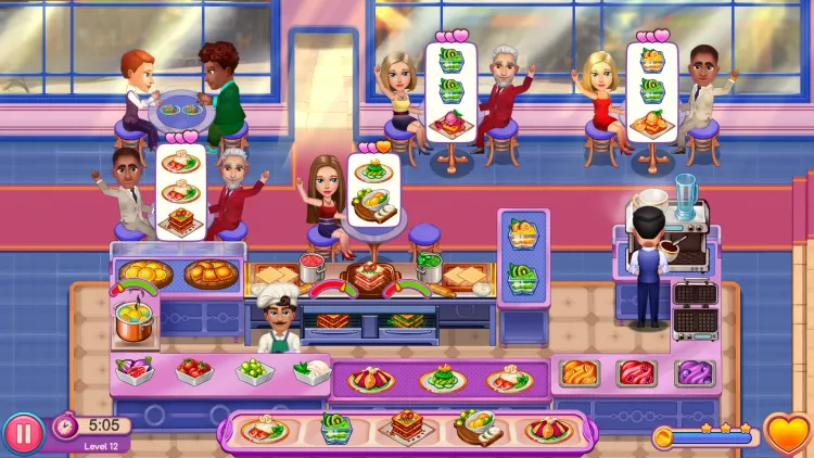 Скриншот Claire's Cruisin' Cafe: Fest Frenzy — 5