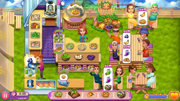 Скриншот Claire's Cruisin' Cafe: Fest Frenzy — 6