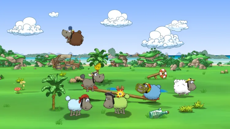 Скриншот Clouds & Sheep 2 — 1