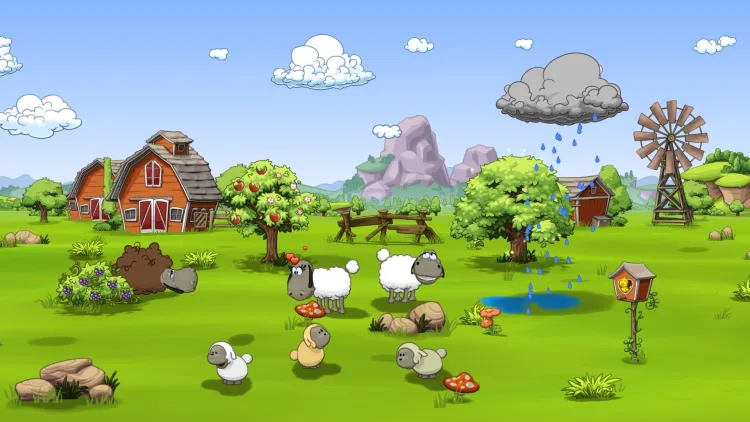 Скриншот Clouds & Sheep 2 — 2
