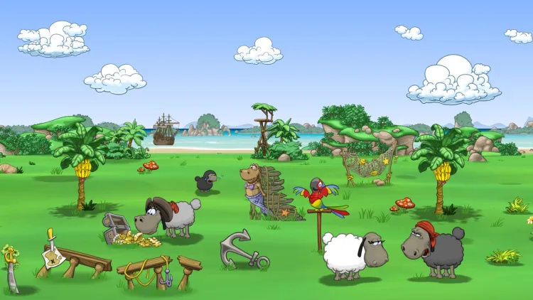 Скриншот Clouds & Sheep 2 — 4
