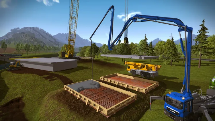Скриншот Construction Simulator 2015: Liebherr LR 1300 (Версия для СНГ [ Кроме РФ и РБ ]) DLC — 2