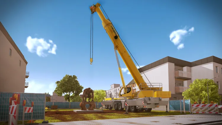 Скриншот Construction Simulator 2015: Liebherr LTM 1300 6.2 (Версия для СНГ [ Кроме РФ и РБ ]) — 1