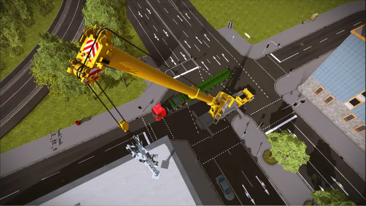 Скриншот Construction Simulator 2015: Liebherr LTM 1300 6.2 (Версия для СНГ [ Кроме РФ и РБ ]) — 4