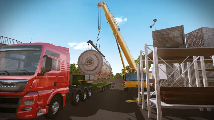 Скриншот Construction Simulator 2015: Liebherr LTM 1300 6.2 (Версия для СНГ [ Кроме РФ и РБ ]) — 6