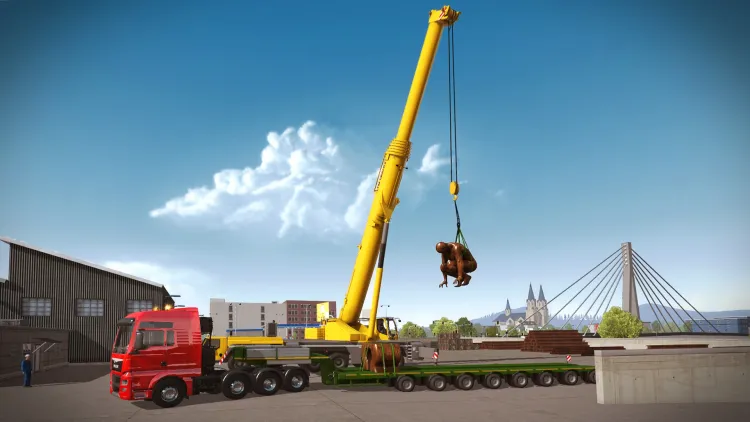 Скриншот Construction Simulator 2015: Liebherr LTM 1300 6.2 (Версия для СНГ [ Кроме РФ и РБ ]) — 8