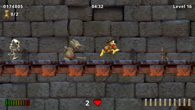 Скриншот Crazy Chicken: Traps and Treasures (Nintendo Switch - Цифровая версия) (EU) — 2