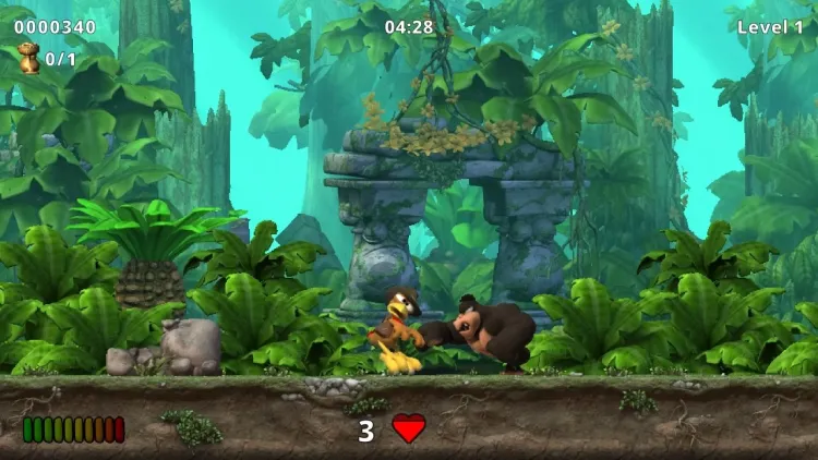 Скриншот Crazy Chicken: Traps and Treasures (Nintendo Switch - Цифровая версия) (EU) — 3