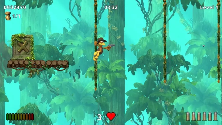 Скриншот Crazy Chicken: Traps and Treasures (Nintendo Switch - Цифровая версия) (EU) — 6