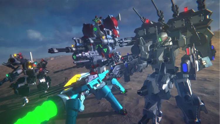 Скриншот Custom Mech Wars Earth Defense Force Collab Edition — 1