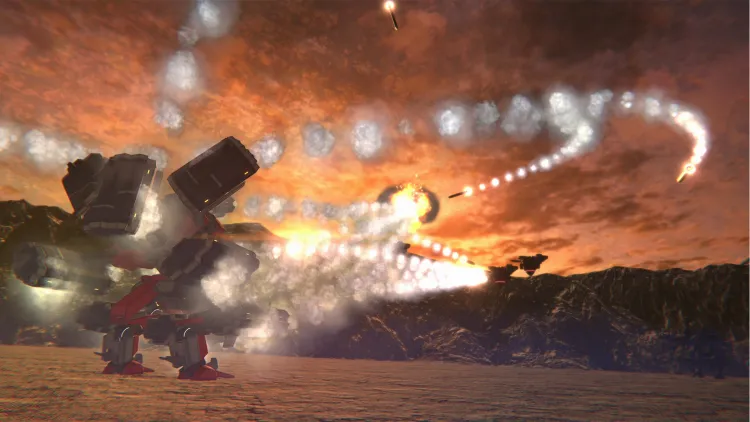 Скриншот Custom Mech Wars Earth Defense Force Collab Edition — 3