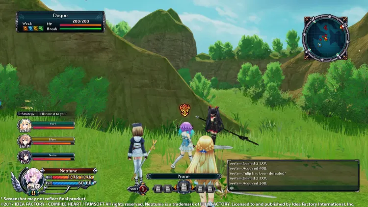 Скриншот Cyberdimension Neptunia: 4 Goddesses Online — 1