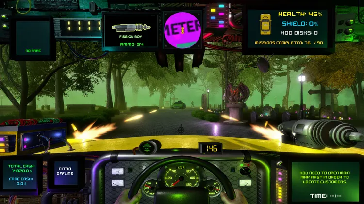 Скриншот CyberTaxi — 2
