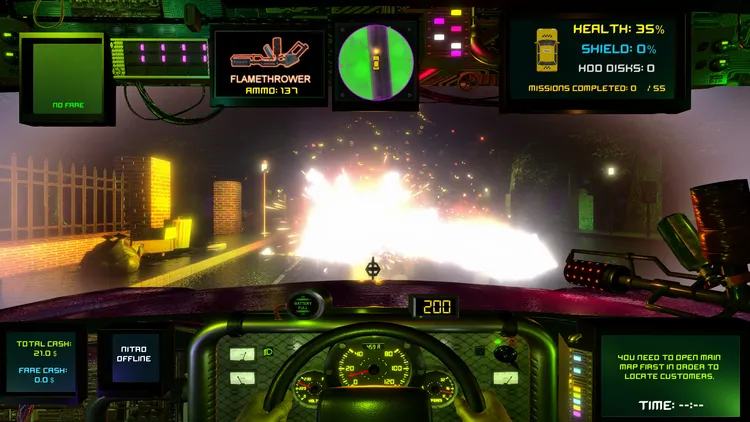 Скриншот CyberTaxi — 3