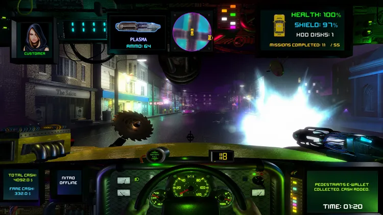 Скриншот CyberTaxi — 4