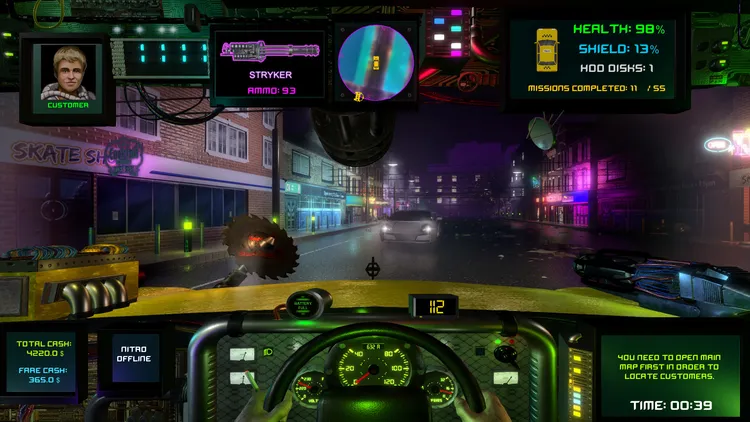 Скриншот CyberTaxi — 5