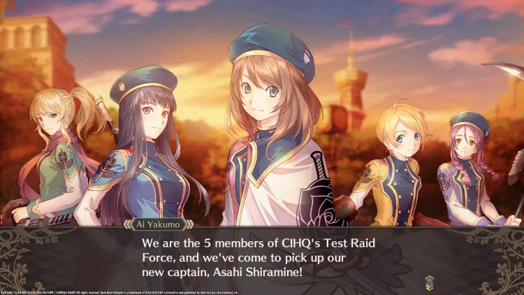Скриншот Dark Rose Valkyrie — 1