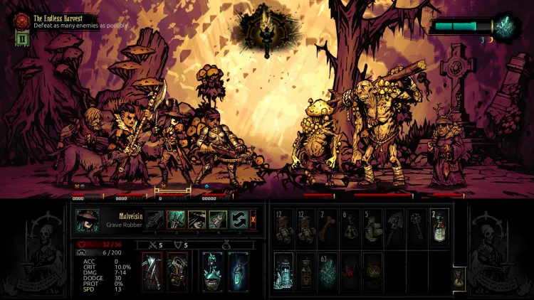 Скриншот Darkest Dungeon: The Color Of Madness DLC — 1