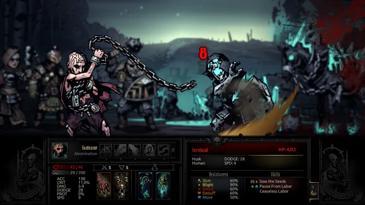 Скриншот Darkest Dungeon: The Color Of Madness DLC — 3