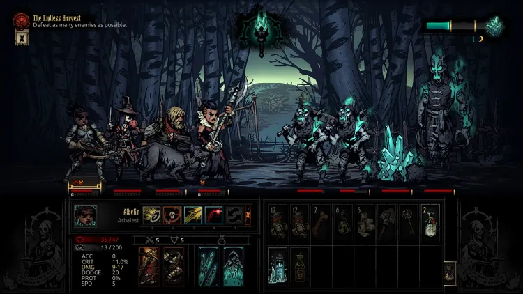 Скриншот Darkest Dungeon: The Color Of Madness DLC — 4