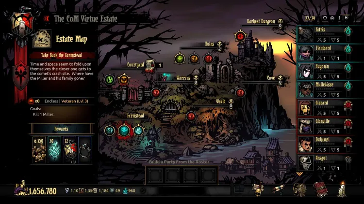 Скриншот Darkest Dungeon: The Color Of Madness DLC — 5