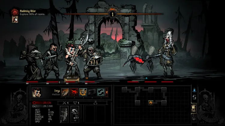 Скриншот Darkest Dungeon: The Crimson Court DLC — 1