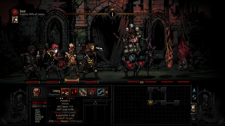 Скриншот Darkest Dungeon: The Crimson Court DLC — 3