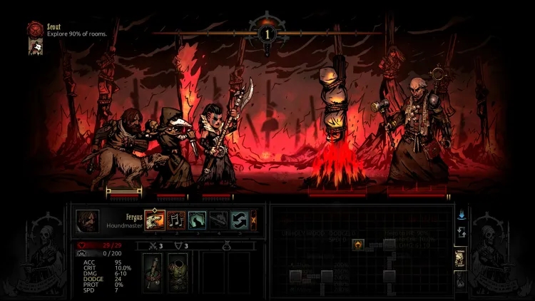 Скриншот Darkest Dungeon: The Crimson Court DLC — 5