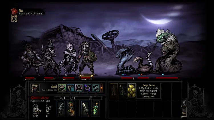 Скриншот Darkest Dungeon: The Shieldbreaker DLC — 1
