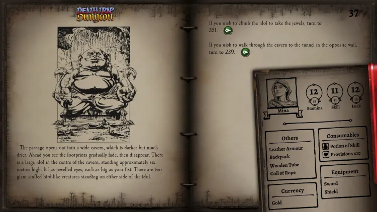 Скриншот Deathtrap Dungeon (Fighting Fantasy Classics) DLC — 1