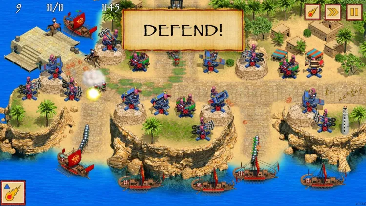 Скриншот Defense of Egypt: Cleopatra Mission — 5