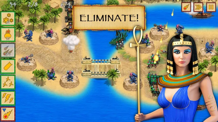 Скриншот Defense of Egypt: Cleopatra Mission — 6