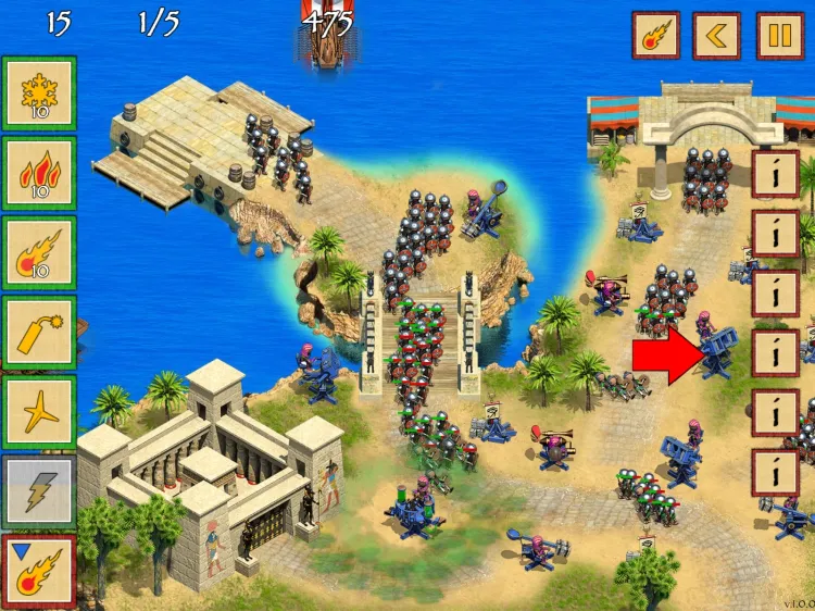 Скриншот Defense of Egypt: Cleopatra Mission — 8