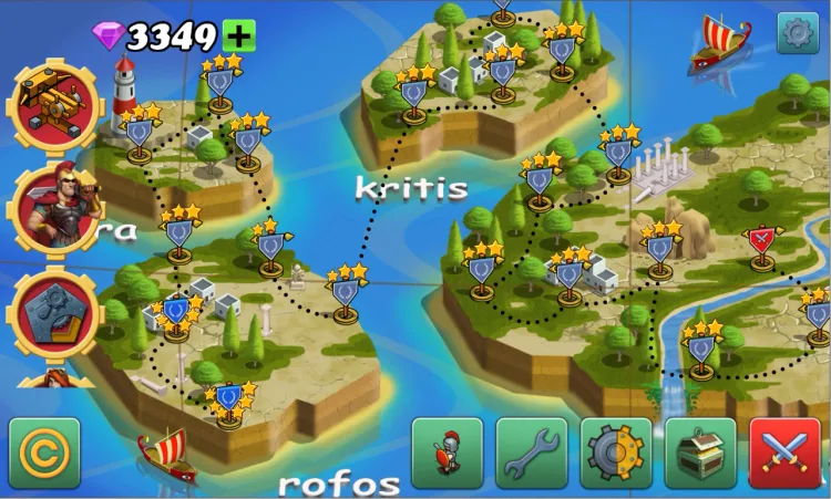 Скриншот Defense of Greece TD — 2