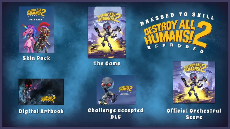 Скриншот Destroy All Humans! 2 - Reprobed: Dressed to Skill Edition — 1