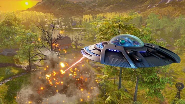 Скриншот Destroy All Humans — 4