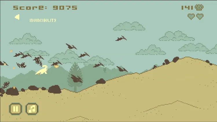 Скриншот Dino Jump Deluxe — 2