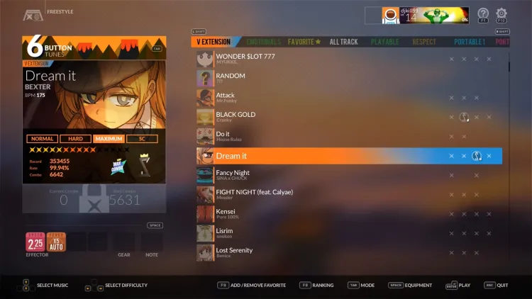 Скриншот DJMAX RESPECT V - V Extension PACK DLC — 6