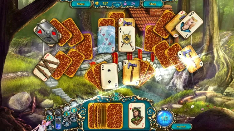Скриншот Dreamland Solitaire — 1