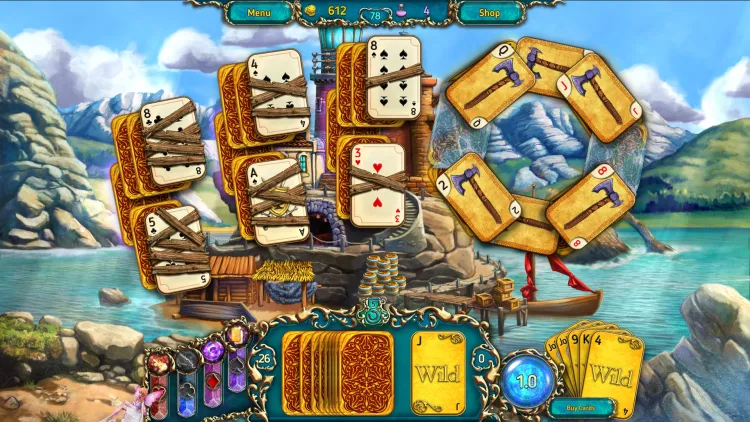 Скриншот Dreamland Solitaire — 5