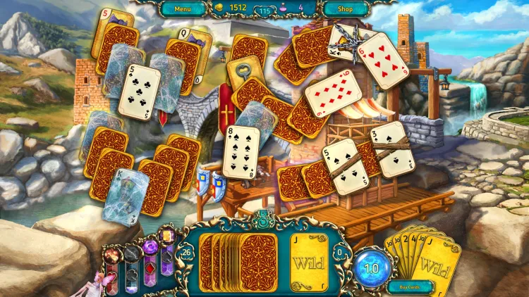 Скриншот Dreamland Solitaire — 9